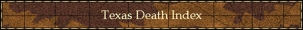 Texas Death Index