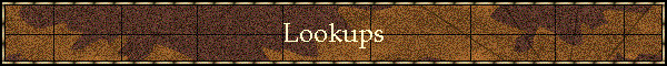 Lookups