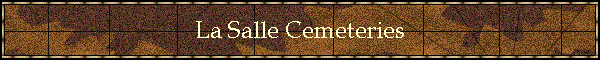 La Salle Cemeteries