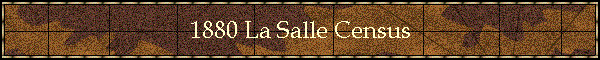 1880 La Salle Census
